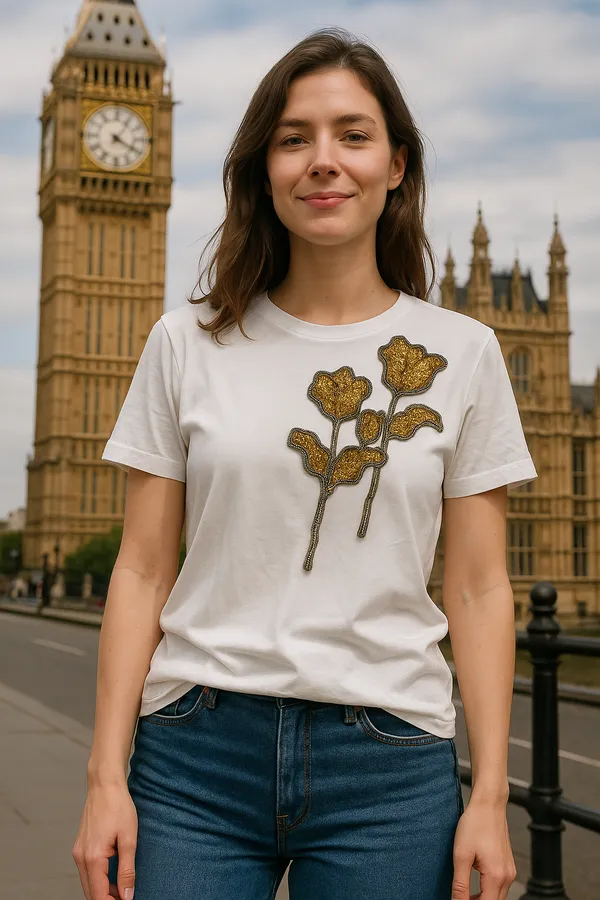 White_Golden_T-shirt
