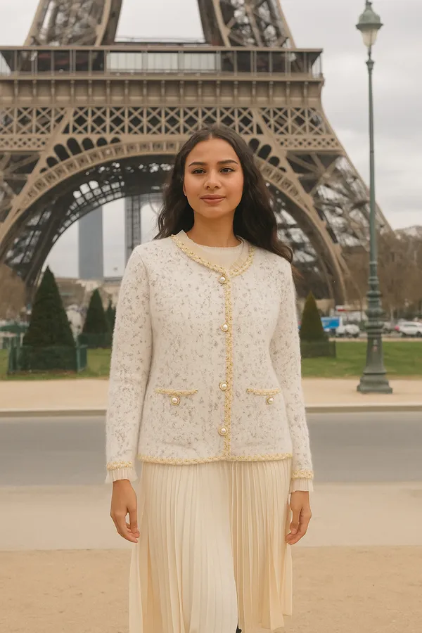 White_Woollen_Short_Jacket_For_Women