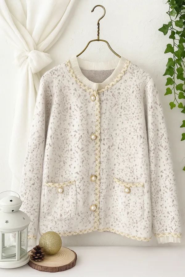 White_Woollen_Short_Jacket_For_Women