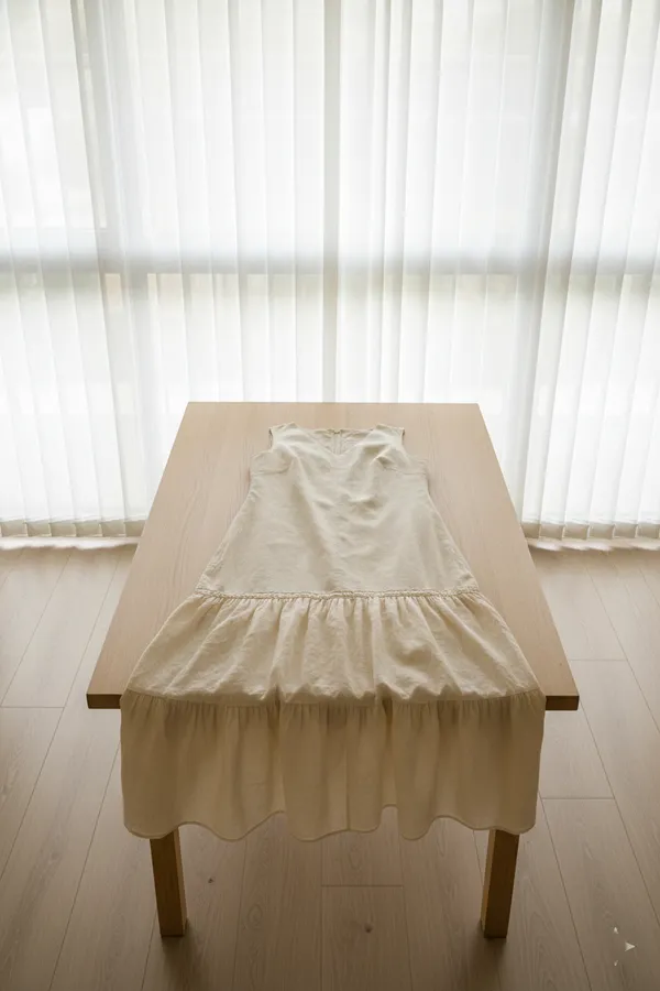 Off_White_Rayon_Dress_For_Women