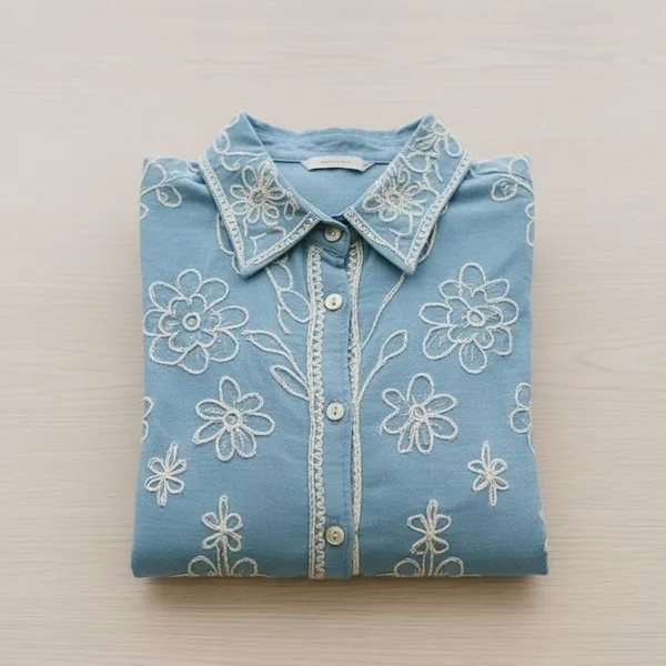 Blue_Rayon_Shirt_For_Women