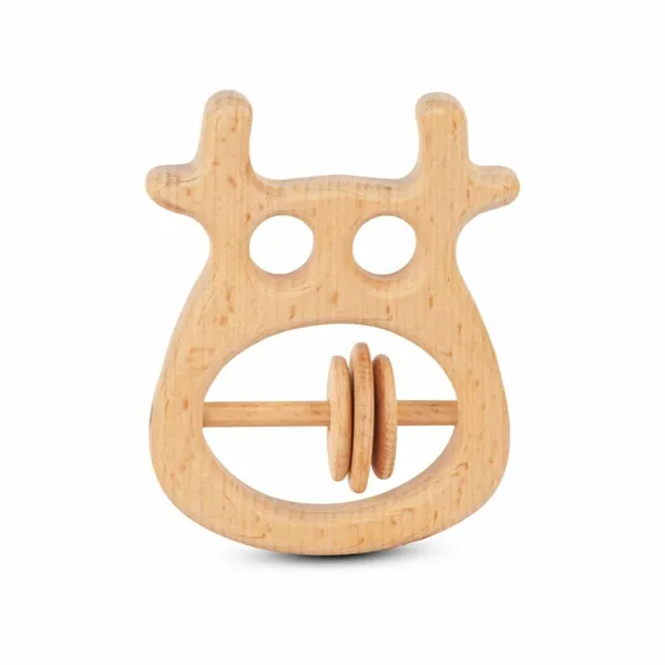 Wooden_Baby_Rattle_-_Reindeer