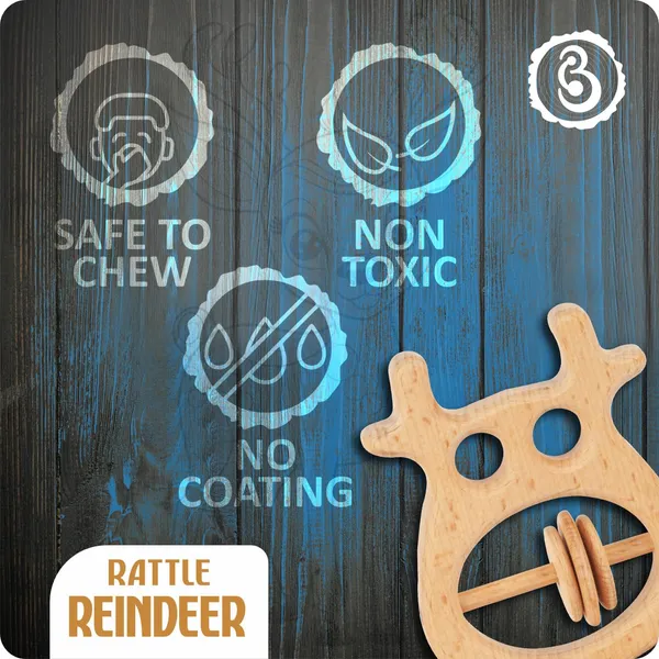 Wooden_Baby_Rattle_-_Reindeer