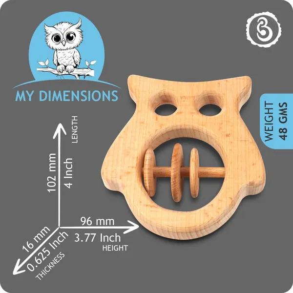 Wooden_Baby_Rattle_-_Owl