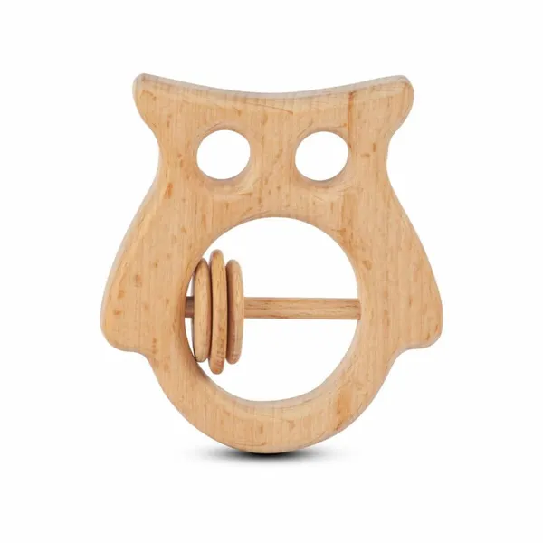 Wooden_Baby_Rattle_-_Owl