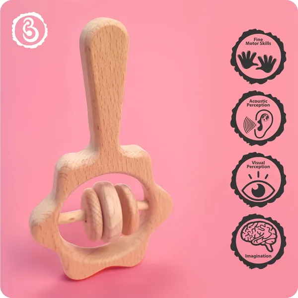 Wooden_Baby_Rattle_-_Flower
