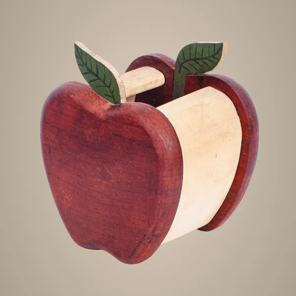 Wooden_Apple_Pen_Holder