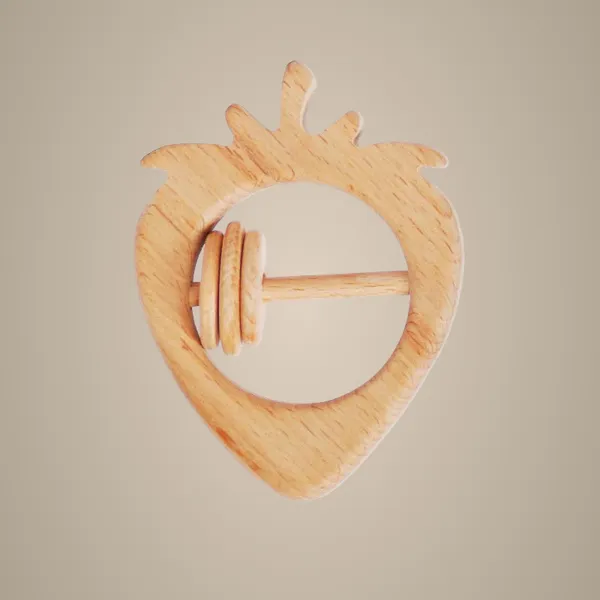 Wooden_Baby_Rattle_-_Strawberry