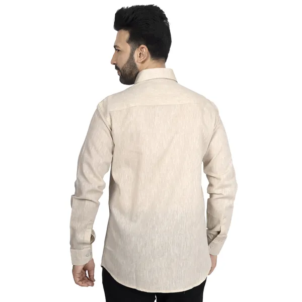 Light_Beige_Pure_Linen__Shirt_For_Men