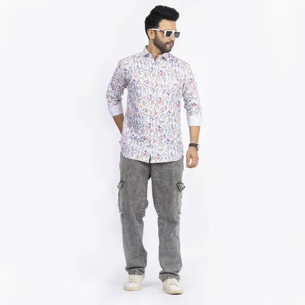 Multicolour_Cotton_Linen_Blend__Shirt_For_Men