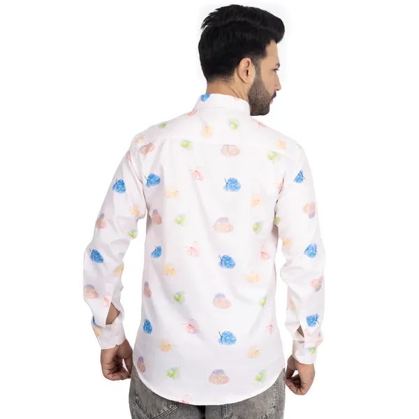 Multicolour_Cotton_Linen_Blend__Shirt_For_Men