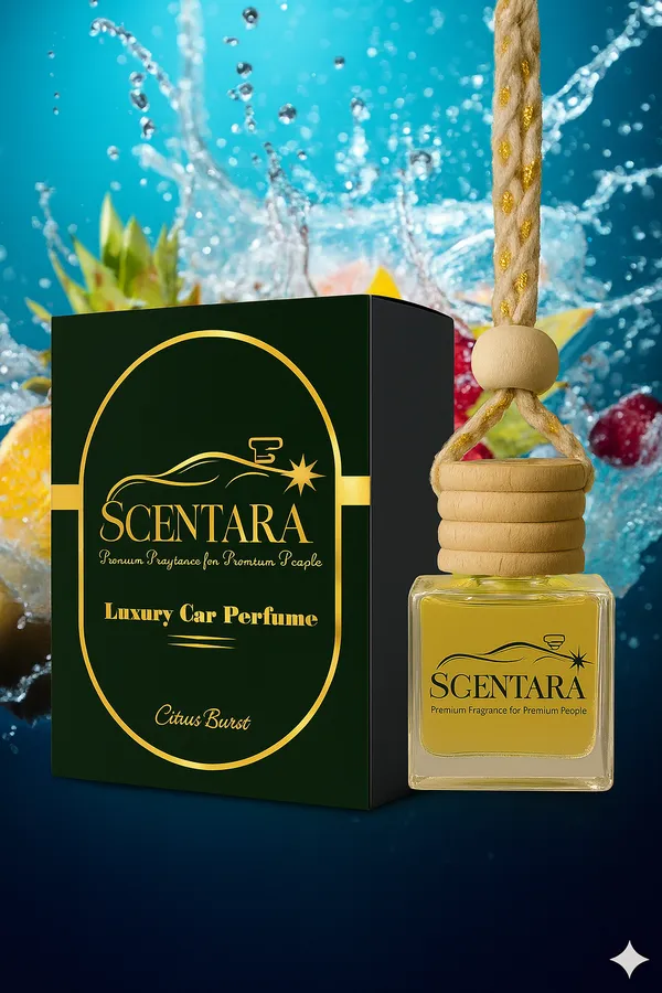 Combo-_"Lemon_Fresh"_&_"Citrus_Burst"_Liquid_Car_Freshener/Perfume_