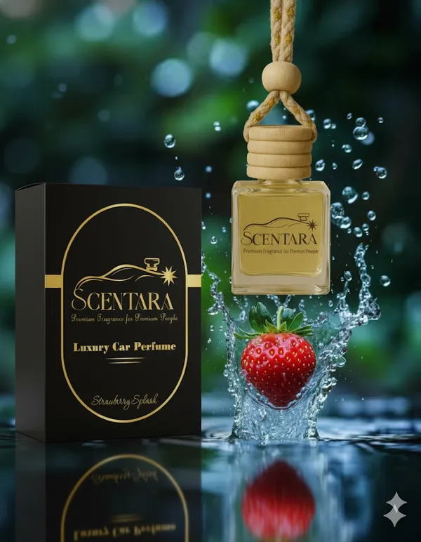 Combo-_"Apple_Fresh"_&_"Strawberry_Splash"_liquid_Car_Freshener/Perfume