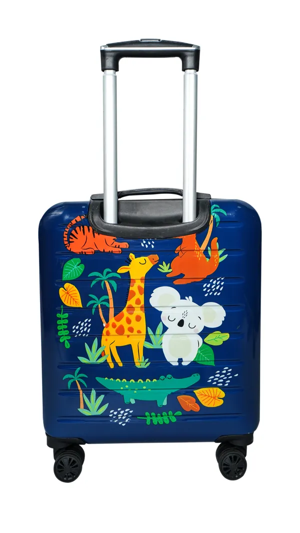 Navy_Blue_Polycarbonate_Kids_Luggage_For_Comfortable_Travel