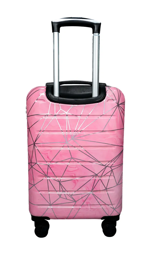 Pink_Polycarbonate_Cabin_Luggage_For_Comfortable_Travel