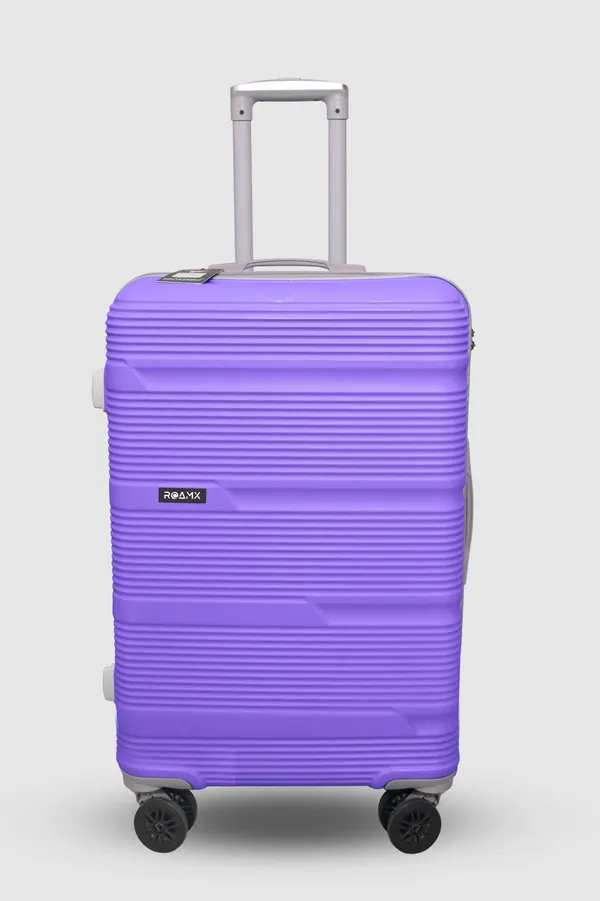 Purple_Acrylonitrile_Butadiene_Styrene_Solid_Check-In_Suitcase_For_Men_&_Women