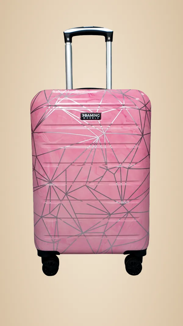 Pink_Polycarbonate_Cabin_Luggage_For_Comfortable_Travel