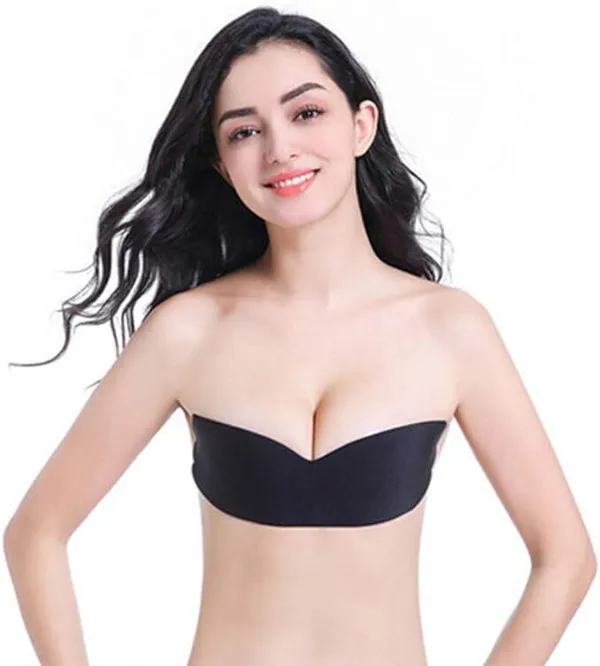 Black_Nylon,_Polyester_Wirefree_Strapless_Full_Coverage_Stick-On_Bra_For_Women