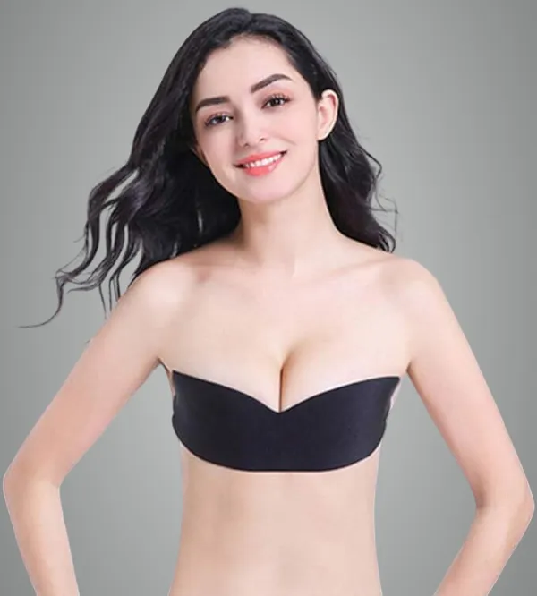 Black_Nylon,_Polyester_Wirefree_Strapless_Full_Coverage_Stick-On_Bra_For_Women