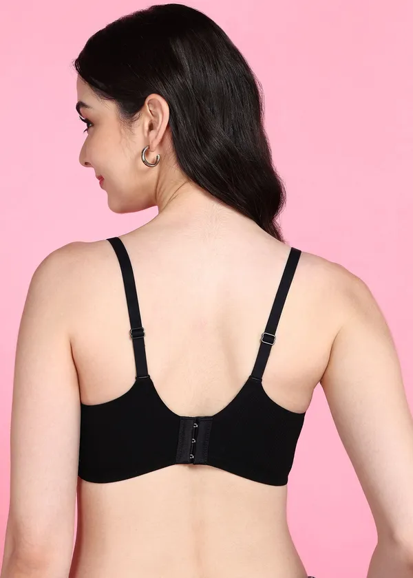 Black_Nylon,_Polyester,_Cotton_Wirefree_Regular_Full_Coverage_Sports_Bra_For_Women