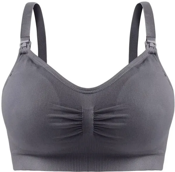 Grey_Nylon,_Polyester,_Cotton_Wirefree_Regular_Full_Coverage_Maternity/Nursing_Bra_For_Women