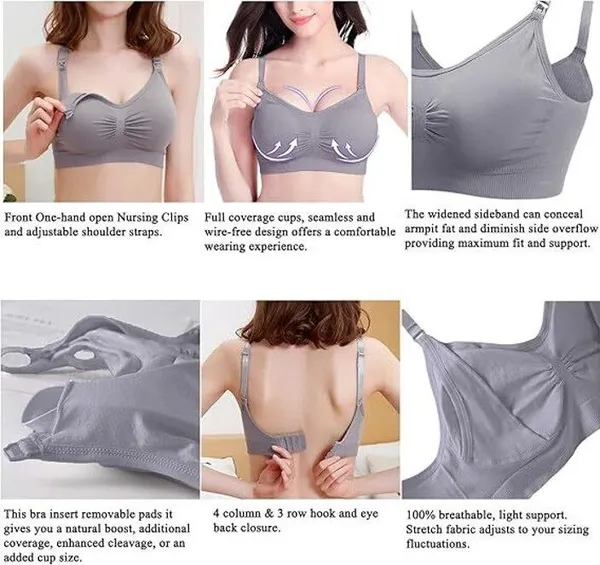 Grey_Nylon,_Polyester,_Cotton_Wirefree_Regular_Full_Coverage_Maternity/Nursing_Bra_For_Women