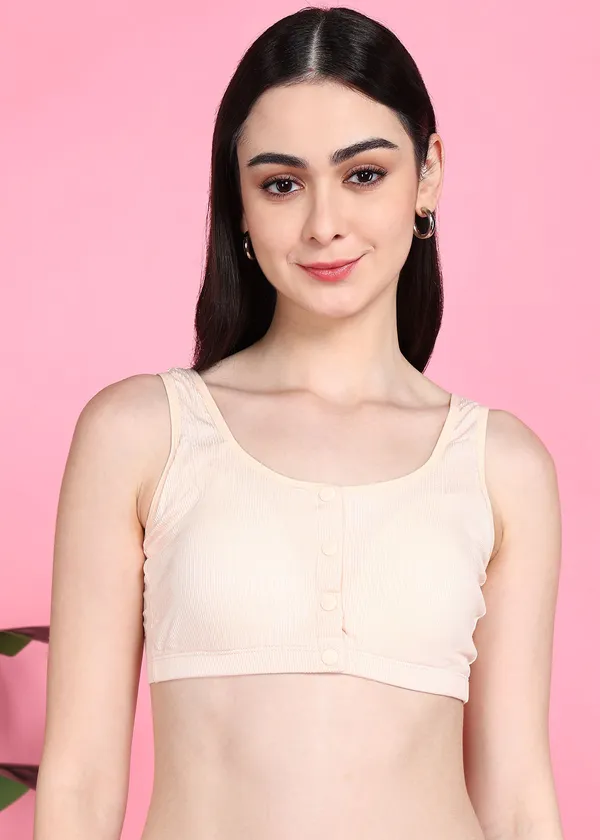 Skin_Nylon,_Polyester,_Cotton_Wirefree_Regular_Full_Coverage_Maternity/Nursing_Bra_For_Women