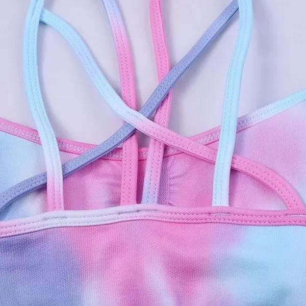 Multicolor_Nylon,_Polyester,_Cotton_Wirefree_Crossback_Full_Coverage_Sports_Bra_For_Women
