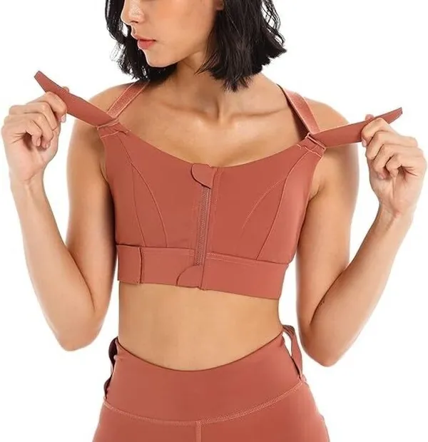 Coral_Nylon_Wirefree_Crossback_Full_Coverage_Sports_Bra_For_Women