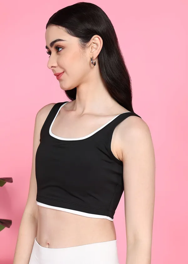 Black_Nylon,_Polyester,_Cotton_Wirefree_Regular_Full_Coverage_Sports_Bra_For_Women