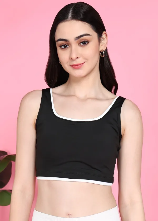 Black_Nylon,_Polyester,_Cotton_Wirefree_Regular_Full_Coverage_Sports_Bra_For_Women