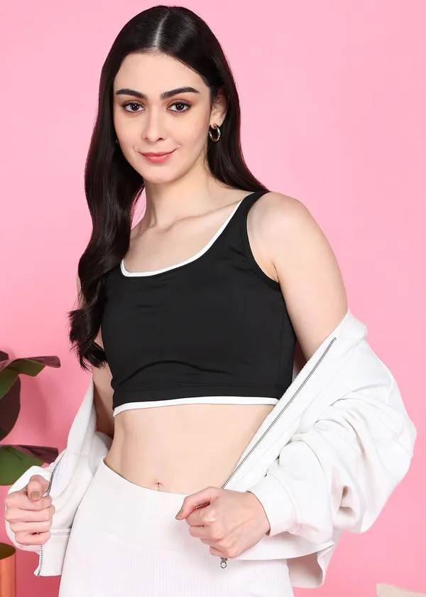 Black_Nylon,_Polyester,_Cotton_Wirefree_Regular_Full_Coverage_Sports_Bra_For_Women