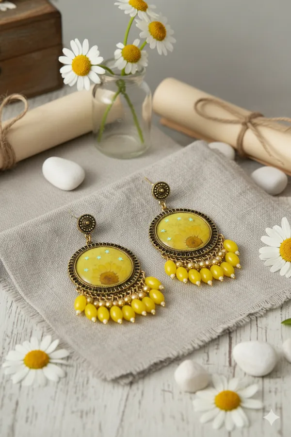 Yellow_Gold_Daisy_Earring