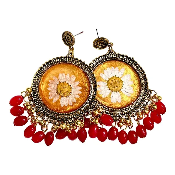 Red_Handmade_Resin_Jhumka_Earrings