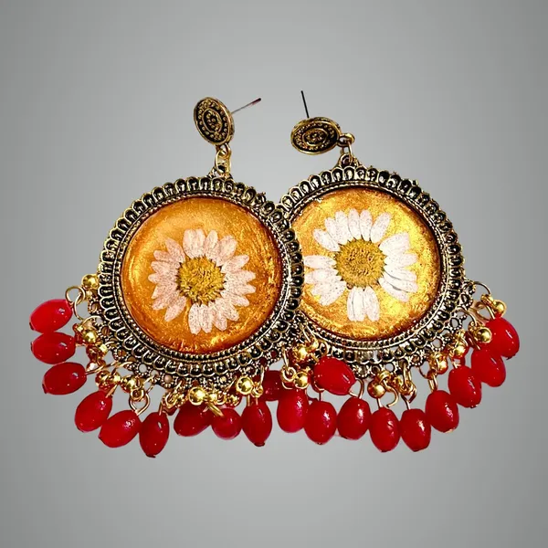 Red_Handmade_Resin_Jhumka_Earrings