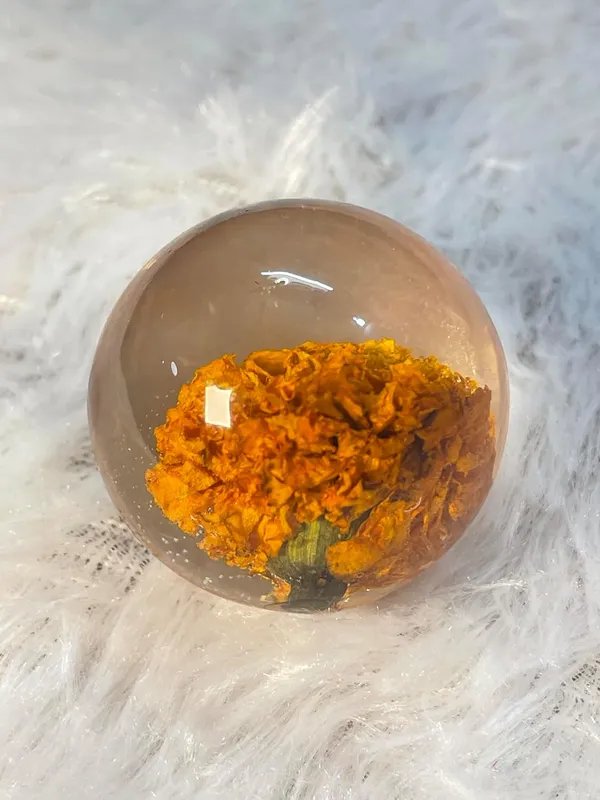 Orange_Resin_Rose_Paperweight_Sphere