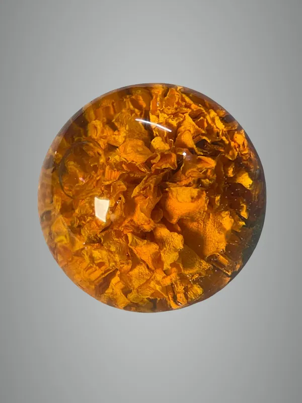 Orange_Resin_Rose_Paperweight_Sphere