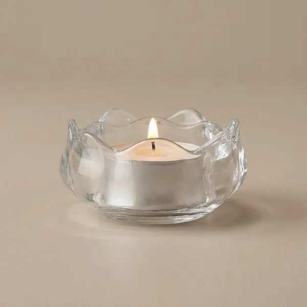 Transparent_Clear_Elegant_Lotus_Design_Tealight_Holder_Paperweight_Crystal_Resin_Candle_Stand_For_Party,_Wedding,_Dinner_&_Home_Decoration
