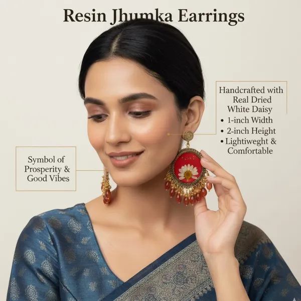 Red_Gold_Daisy_Earring
