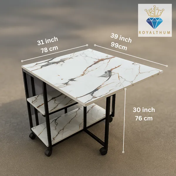 Dining_Folding_Table_(6_Seater)_Marble_Gold