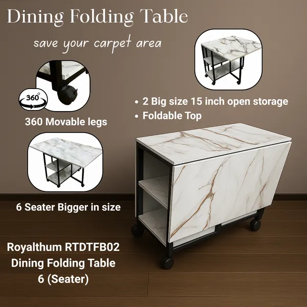 Dining_Folding_Table_(6_Seater)_Marble_Gold