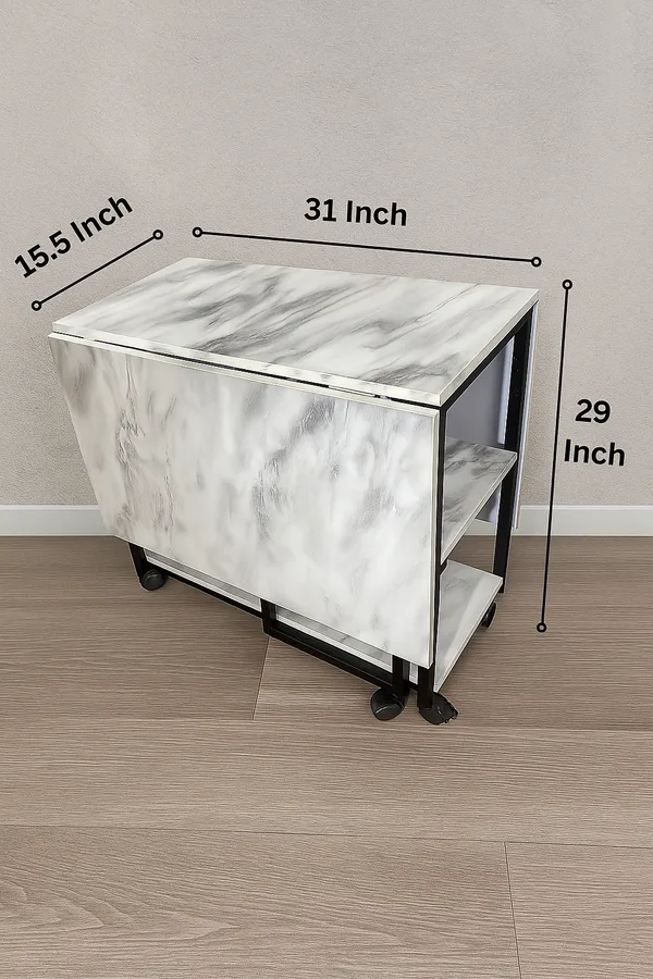 Dining_Folding_Table_(6_Seater)_Marble_White