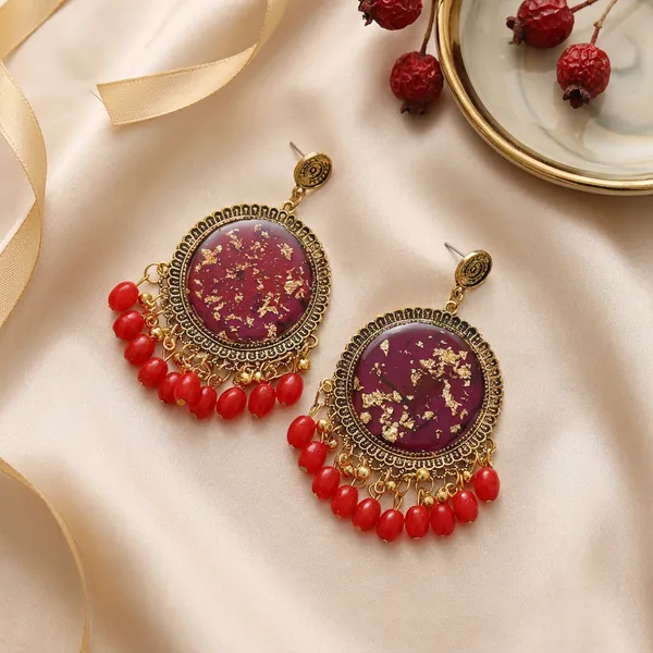 Red_Handmade_Resin_Jhumka_Drops_Earring