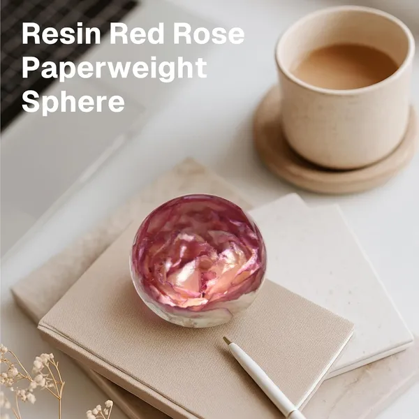 Pink_Resin_Rose_Paperweight_Sphere