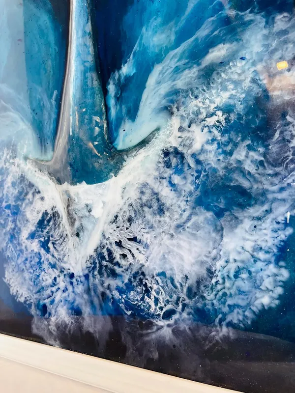 Blue_Resin_3D_Whale_Ocean_Wall_Art_For_Living_Room/Office/Bedroom