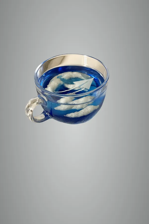 Blue_Unique_Resin_Paper_Airplane_Design_Desk_Paperweight