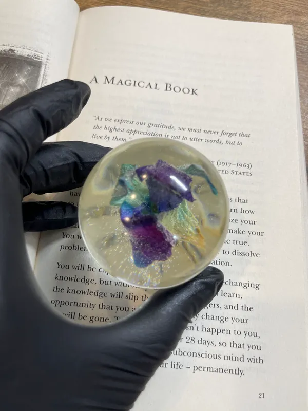 Blue_Premium_Orchid_Paperweight