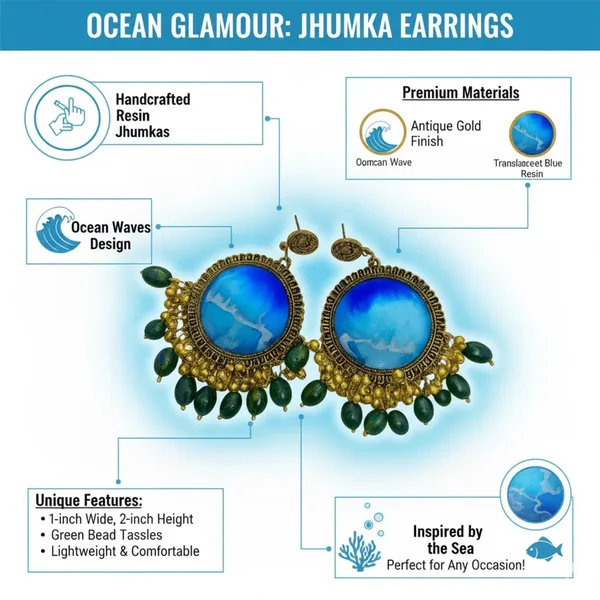 Green_Ocean_Earring_For_Women