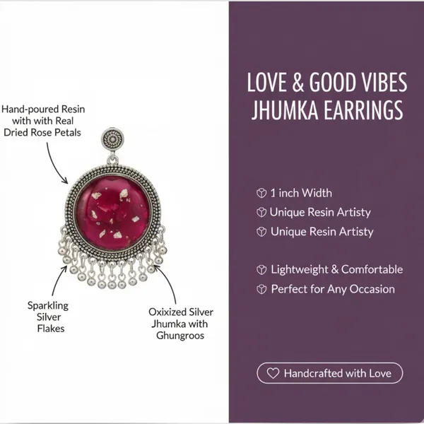 Silver_red_rose_patel_earring