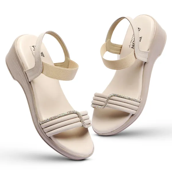 PICSON_Women_Comfortable_Wedge_Sandal_|_Premium_Quality_Heel_with_Extra_Soft_Insole